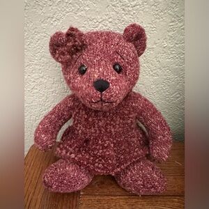 Teddy Times by Isaiah Silk Wool Acrylic Blend Teddy Bear Bow Dress